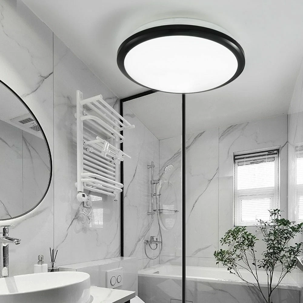 LED Ceiling Light Motion Sensor Waterproof Bathroom Round Lamp