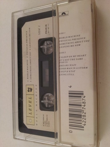 Level 42 : World Machine : Vintage Cassette Tape Album from 1985 - Picture 3 of 6