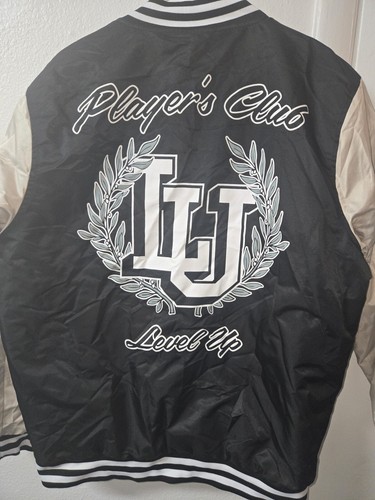 Brand New Men's Nylon Players Club Bomber Varsity Jacket Size L Rue 21 - 第 5/5 張圖片