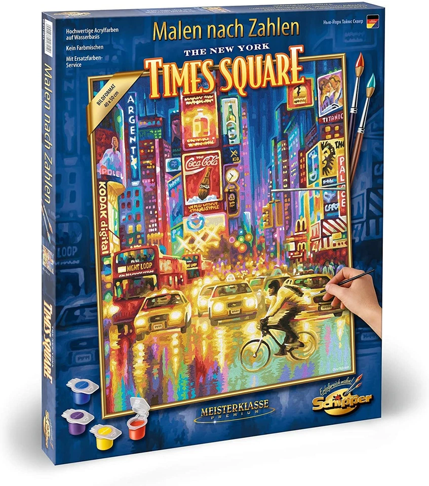 SCHIPPER - 609130815 - MALEN NACH ZAHLEN - NEW YORK - TIMES SQUARE # NEU OVP