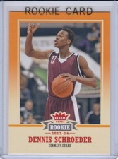 DENNIS SCHROEDER ROOKIE CARD Fleer Basketball 2013 RC Germany Hawks LA LAKERS