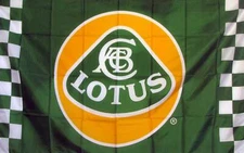 LOTUS AUTOMOTIVE CHECKERED 3X5 POLY FLAG