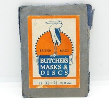 Vintage Photographic Masks And Discs Butcher's Masks  Discs About 1930's-1940's