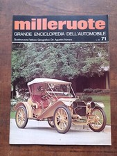FASCICOLO MILLERUOTE ENCICLOPEDIA DELL'AUTOMOBILE QUATTRORUOTE/DE AGOSTINI 71