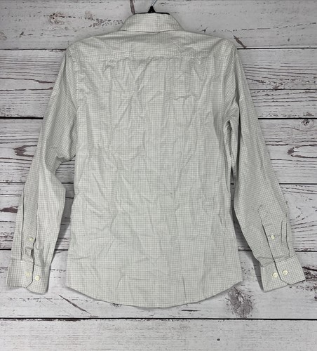 Camicia da uomo Goodfellow & Co taglia M aderente slim abbottonata grigio a quadretti - Foto 2 di 6