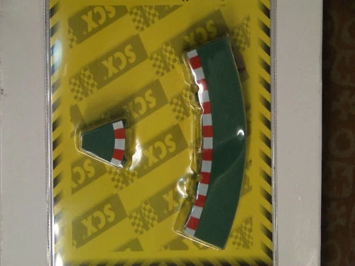 1/32ème 8 BORDURES POUR COURBES INTERIEURES SCX ré 87940 NEUF SYSTEME SCALEXTRIC