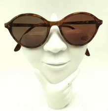 Vintage Fossil Nelda Brown Red Oval Sunglasses China FRAMES ONLY