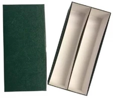 1 GREEN Regular Duty Double Row Slab/Crown Boxes Storage Quality 12x5.75x3 NEW