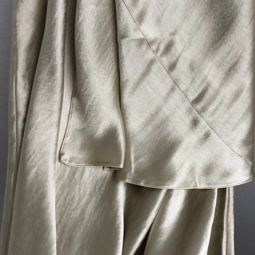 ❤️ NEU ASOS MIDI MAXI SATIN KLEID MENTHOL FARBE OLIVE GRÜN BEIGE SLIP DRESS ❤️ - Bild 10 von 15