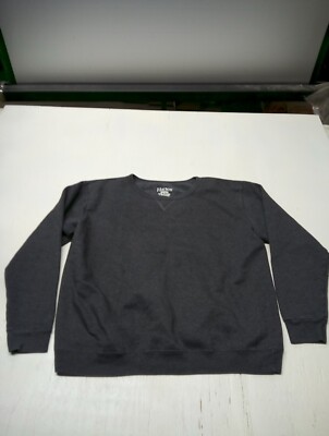 Hanes Sweatshirt Womens Comfort Blend Soft Sweats Large Gray