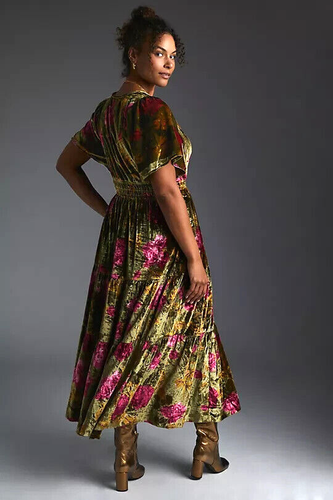 ANTHROPOLOGIE Somerset Maxi Dress / tiered summer dresses