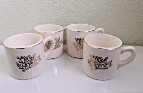 Homer Laughlin Fiesta Ware Tom and Jerry Mugs Punch Mugs 1950s Vintage