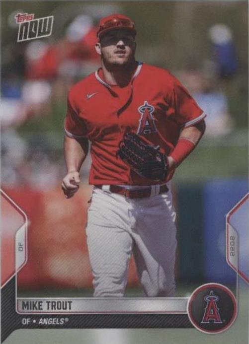 2022 Topps Now Road to Opening Day - Mike Trout #OD-167 - 1 of 1