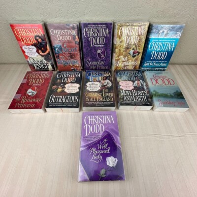 Lot of 11 Christina Dodd Paperback Fiction Novels: Historical Romance