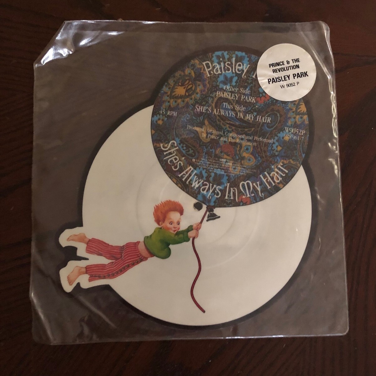 PRINCE & THE REVOLUTION PAISLEY PARK SHAPED PICTURE DISC VINYL