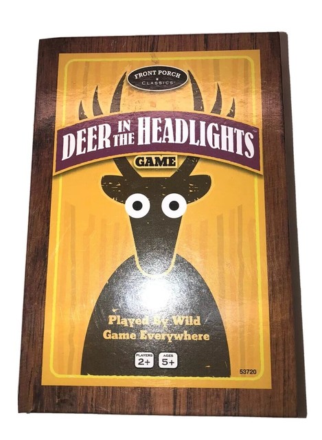 Deer in the Headlights Game a Front Porch Classic Ages 8+ for 2 or more ...