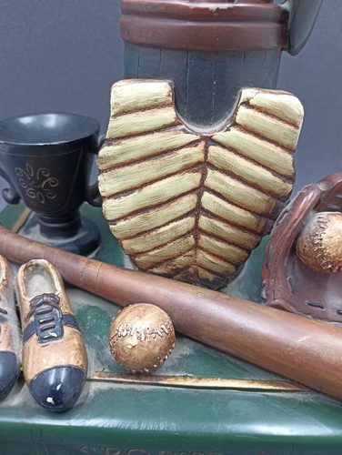 BASEBALL LEGEND Baseball stick, cap and ball maquette Great decor - Picture 8 of 24