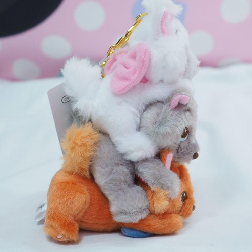Disney Japan Marie Berlioz Toulouse Plush Keychain Cat Day 2025 Limited Gift - Picture 6 of 11