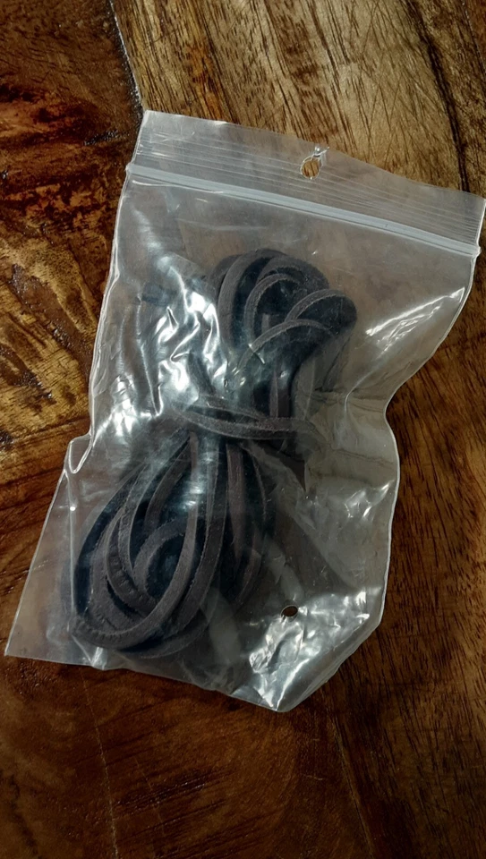 NUEVO Juego de cordones de cuero para botas en marrón  Foto 3 de 3