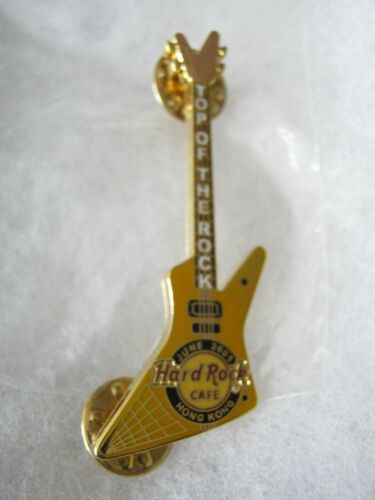 Hard Rock Cafe HRC Pin Hong Kong Top of the Rock Guitar June 2005 - Afbeelding 1 van 1