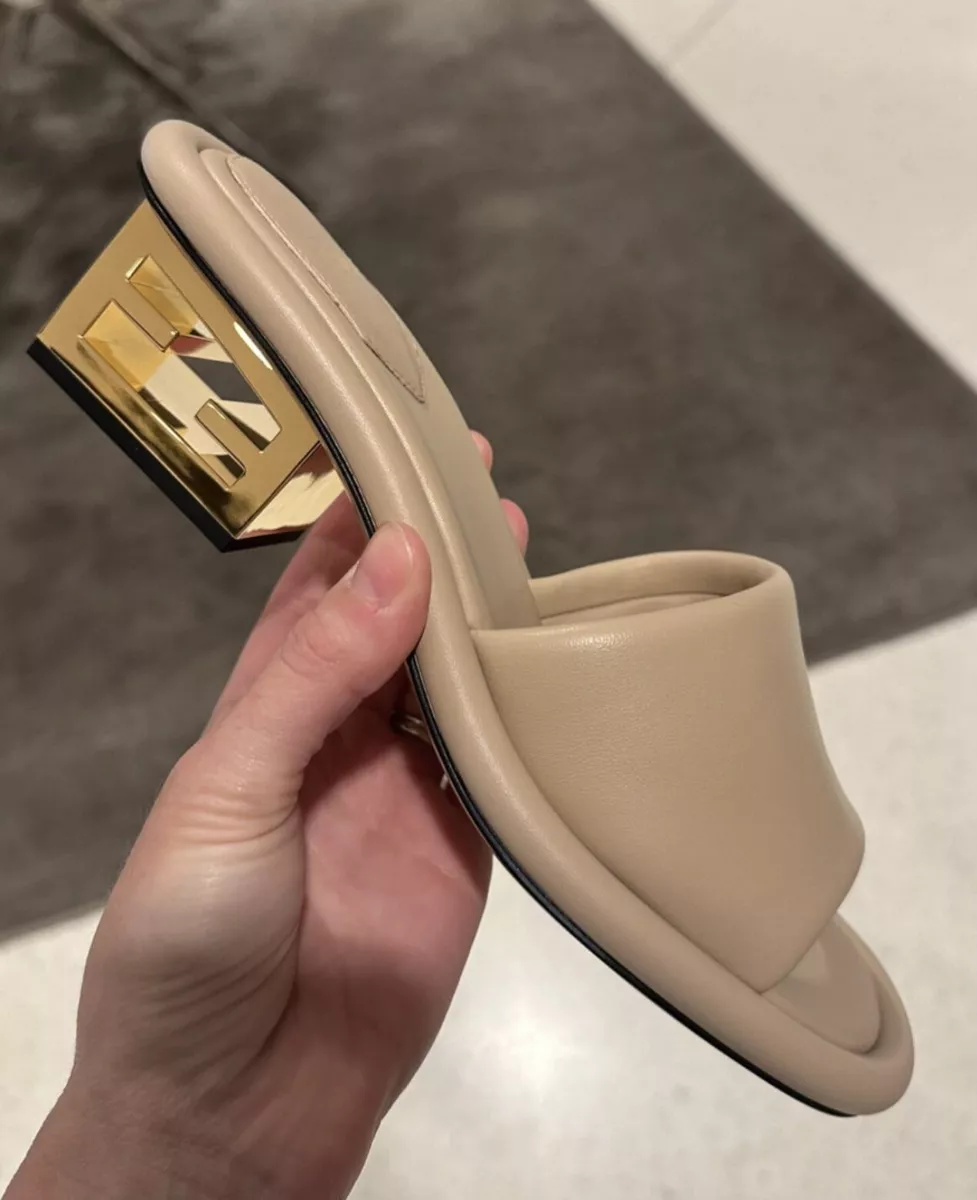 Givenchy triangle cheap mules