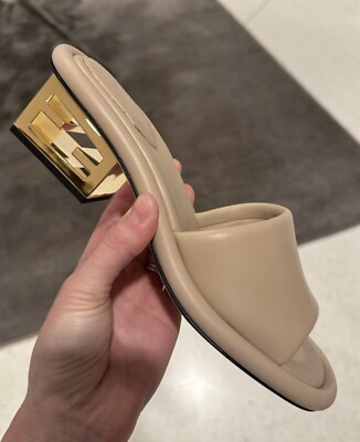 Fendi Baguette 60MM Leather Mules | eBay