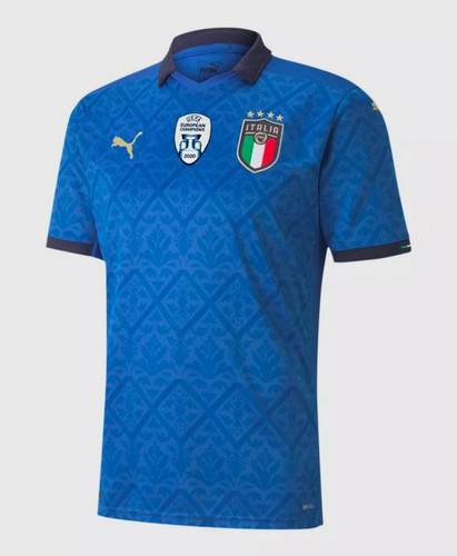 Maglia ITALIA PUMA Euro 2020-CELEBRATIVA CON PATCHCAMPIONI D'EUROPA!! | eBay