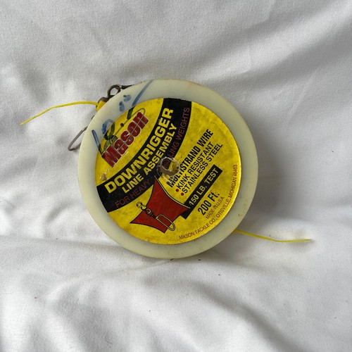 200' Mason Stainless Steel DownRigger Wire Down Rigger Cable 150 LB Test DWC-200
