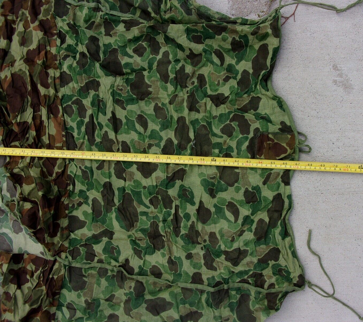 USGI MILITARY JUNGLE WOODLAND CAMOUFLAGE COVER NET MOSQUITO