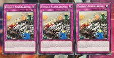 3x Fossile Ausgrabung SR04-DE032 COMMON DEUTSCH 1.Auflage PLAYSET Yu-Gi-Oh