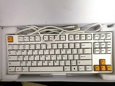 Ganss GS87-D MK87 TKL Mechanical Keyboard White Cherry MX Brown Switches