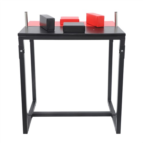 Folding Arm Wrestling Table Wrist Strength Training Desk w/ Elbow & Forearm Pads - Picture 13 of 17