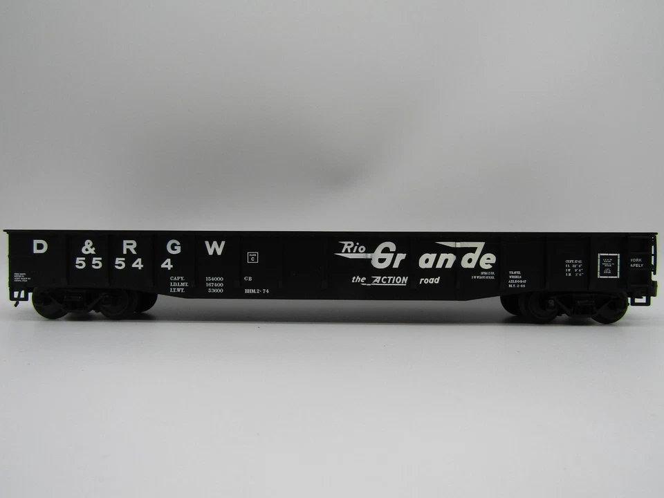 Atlas O Trainman® 52'6" Gondola - DRGW 55544 3-Rail - Image 2 of 2