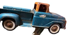 Vintage 1960 Tonka Toys Stepside Pick-up Truck Teal color