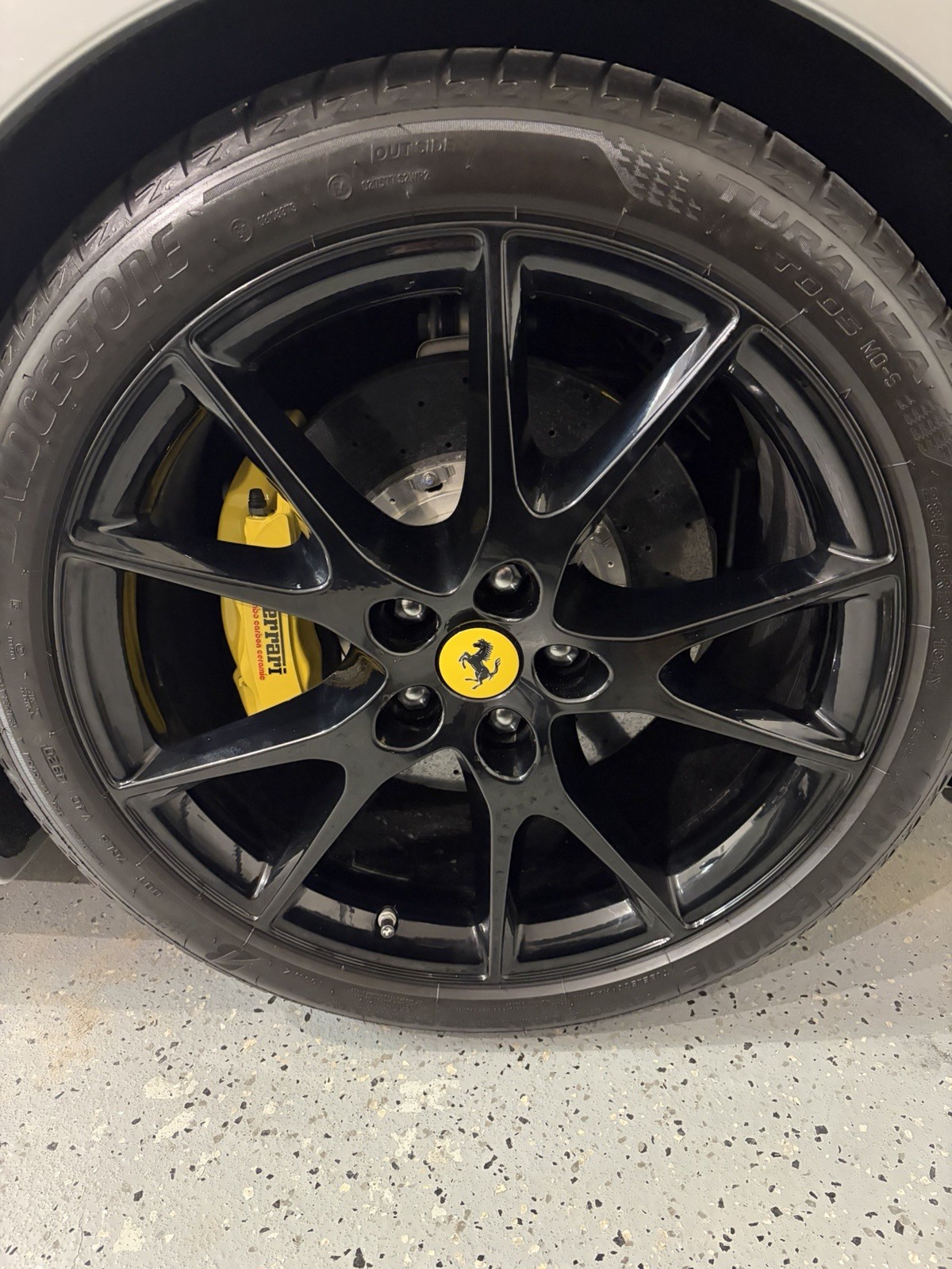Ferrari California Black Gloss Wheel Set Of 4