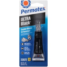 Permatex 22072 Ultra Black RTV Silicone Gasket Maker - Maximum Oil Resistance