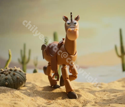 BLOKEES Toy Story Elite Version 01 Bullseye Poseable Model Kit
