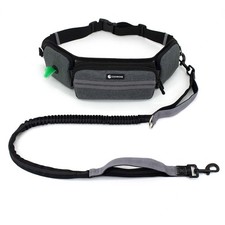 Hands Free Leash with Walking Fanny Pack for Large Medium Small Dogs Heavy Du...
