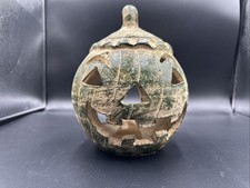 Vintage Terracotta Clay Pottery  Jack O Lante...