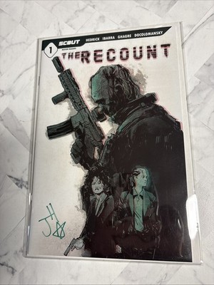 THE RECOUNT #1 SIGNED WITH COA Jonathan Hedrick Scout 2020 - 1st Published Work