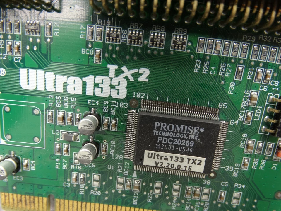Promise Technology Ultra133 Ultra ATA TX2 IDE 66Mhz PCI Controller Card - Image 4 of 4