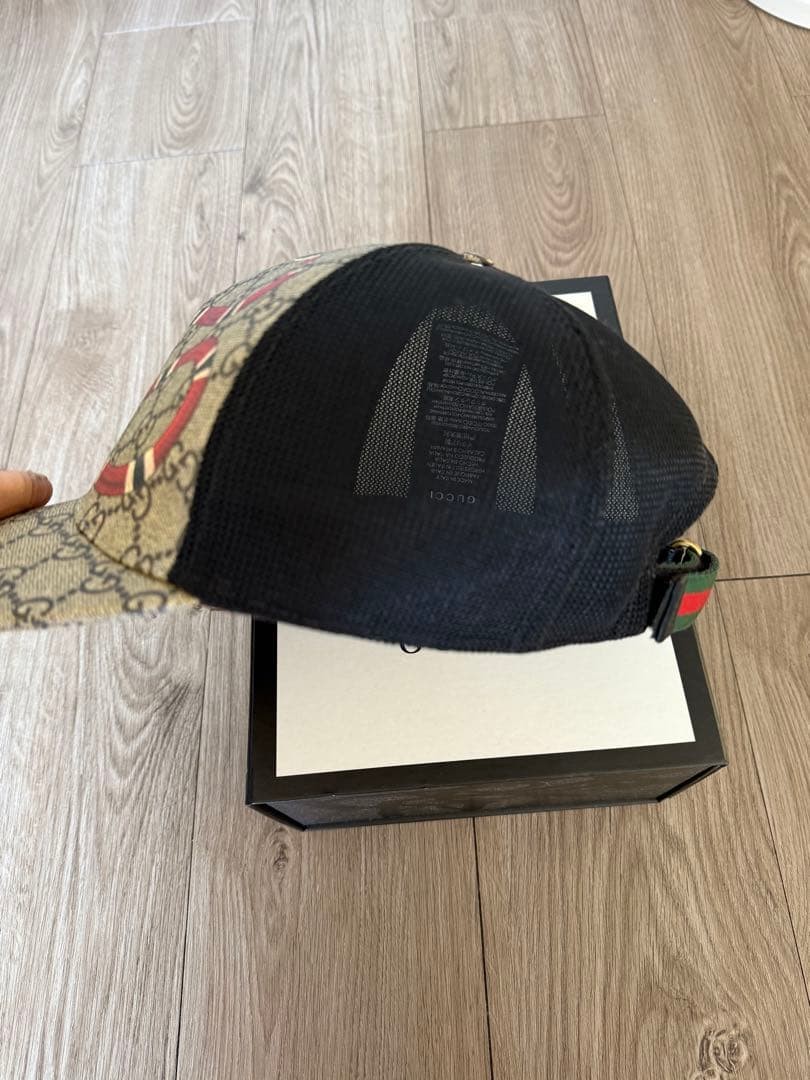 GUCCI GG Pattern Snake Design Hat - image 3