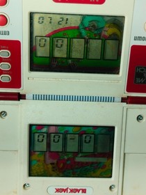Nintendo Black Jack Handheld LCD video game Fully working Used