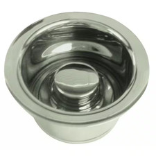 3-1/2 In. Extra-Deep Collar Kitchen Sink Waste Disposal Flange  Stopper, Stainl