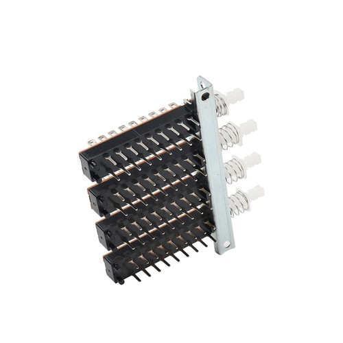 Interruttore a pulsante interblocco tipo pianoforte 18 pin 4 file - Foto 9 di 11