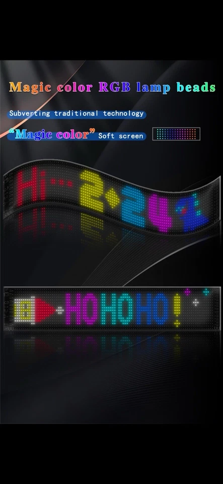 Truck-Specific Devil's Eye LED-Screen Car Eye Light Truck Dynamic LED Light - Image 4 of 4