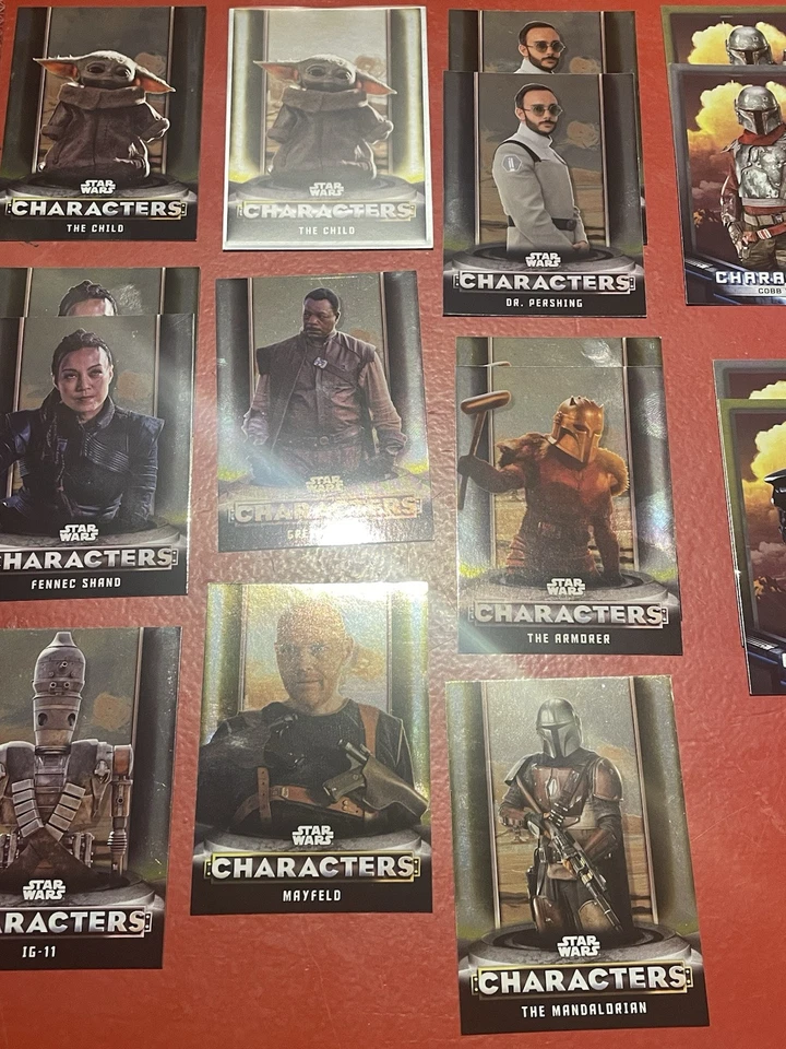 130 Cartes(image) Star Wars MANDALORIAN -Saison 1 - TOPPS - Aucune Double - Photo 4/4