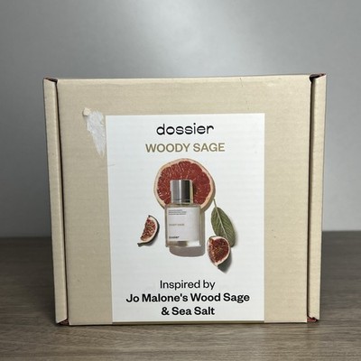 WOODY SAGE EXTREME Sea Salt Dossier unisex perfume mens womans unisex fragrance