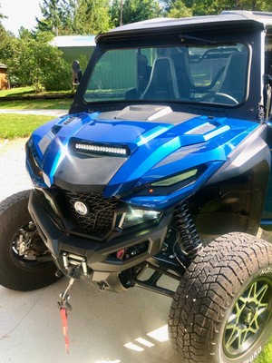 LED Hood Scoop Light Accent Light For 21-26 Yamaha Wolverine RMAX2 & RMAX4 1000