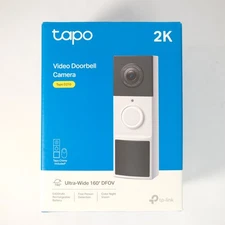 Tapo D210 2K Video Doorbell Camera Chime Included OPNED BOX NEW